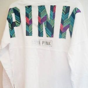 Pink crew neck